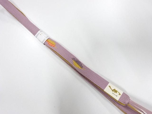 未使用品　正絹　高麗　手組帯締め